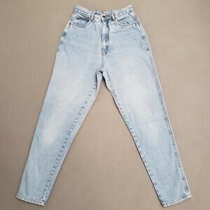 Vintage RIO High Rise Mom Jeans Women's Size 7 Light Blue Wash Denim